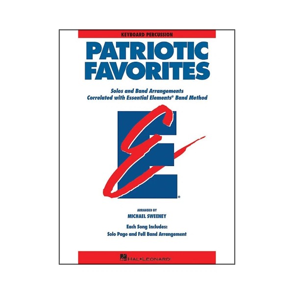 Hal Leonard Patriotic Favorites Keyboard Percussion