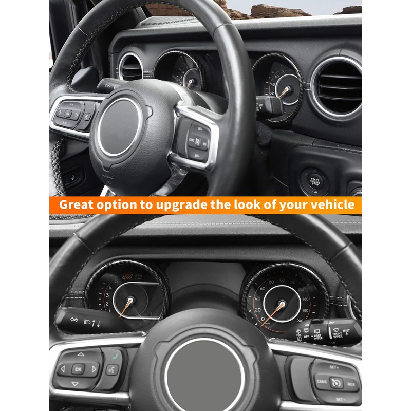 Savadicar Carbon Fiber Interior Accessories - Instrument Panel Trim Set