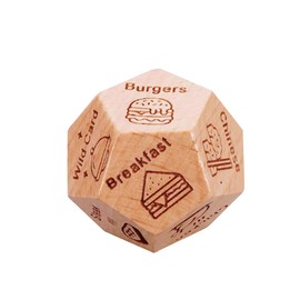 Food Decision Dice, Gifts for Him Her, Date Night Dinner Decider Dice, Anniversary Birthday Funny Valentines Day Gifts for Husband Wife Boyfriend Girlfriend Women Men Couples