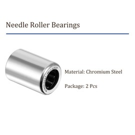 Kozelo 2pcs RCB061014 Needle Roller Bearings - [9.525mm Bore Dia x 15.875mm OD x 22.22mm Width] One Way Bearing for Agricultural Construction Equipment Use