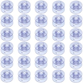 SIXQJZML 30 Pcs Style Sa156 Sewing Machine Bobbins for Brother,Bobbins Class 15, 15j Bobbins,Sewing Accessories, Plastic Bobbins