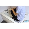 NRS 8 inch 200 mm Height Slatted Bath Seat