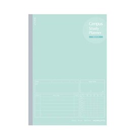 Kokuyo Campus Study Planner (Notebook), Daily Ruled, A5, Mint Green, No-Y82MD-G, Pack of 5