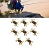RiToEasysports Artificial Crab Lures 8Pcs 13cm 33.5g Simulation Soft Fishing