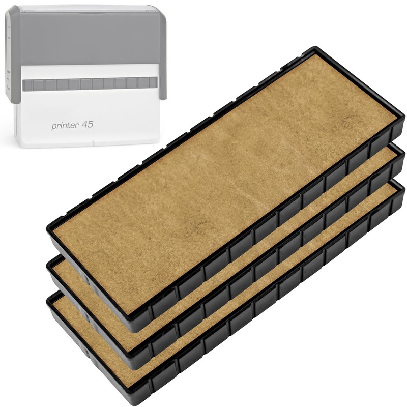 E/45 Replacement Pad Compatible for COLOP Printer 45 - Water