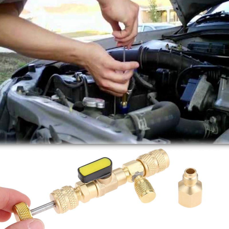 gohantee R410A Valve Core Remover Installer with Dual Size SAE