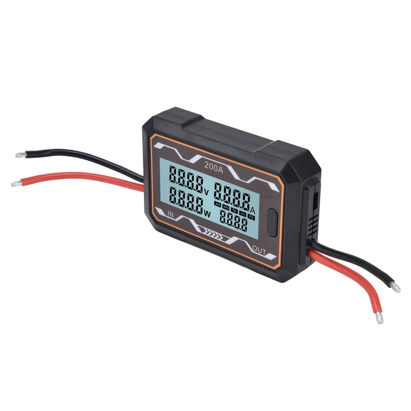 DC Power Meter Backlight Setting Large Screen Display Multifunctional Power