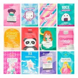 Lote 150 Piezas Mascarillas Coreanas Faciales Hidratantes