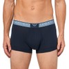 Emporio Armani Men's Logo Waistband Trunk, Marine