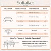 Softalker Autumn Table Cloth Wipe Clean Orange Pumpkin Gingham Tablecloth
