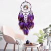 RAGKUU Purple Large Dream Catcher with Tree of Life
