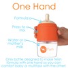 PopYum Orange Formula Making Baby Bottle Starter Set, 4 Bottles,