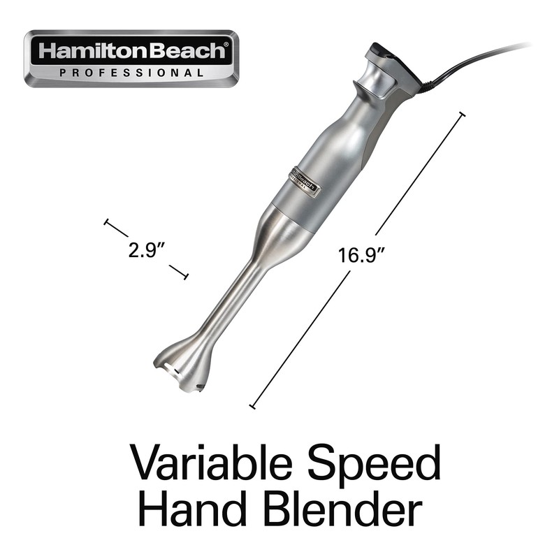 Hamilton Beach Professional Electric Hand Immersion Blender with Variable Speed