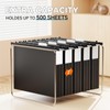 NORDUN Plastic Hanging File Folder Expandable,Letter Size,Upgraded 2" Expansion Accordian