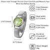 JewelryWe Women's Ultra Thin Easy Reader Watch Elastic Watch with