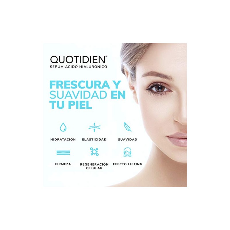 Serum Ácido Hialurónico Facial + Vitamina B5 + Extracto de
