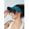 Sportkind Tennis, Padel, Running, Golf Sun Visor, Petrol green
