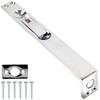 6" Flush Edge Bolt 150mm Polished Chrome Lever Action Double