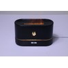 Flame Effect Essential Oil Diffuser, Black, LED Mood Light, 2-Button