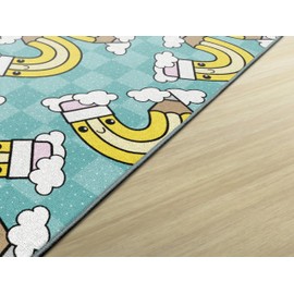 Flagship Carpets Schoolgirl Style School Days Number 2 Pencil Educational Area Rug for Kids Room, Children's Classroom Rug for Teaching and Playroom, 5' X 7'6"