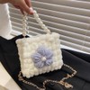 WADORN DIY Crochet Handbag Making Kit, Hand-Knit Woven Tote Bag