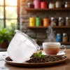 Silver Stainless Steel Tea Infuser Mesh Strainer, Reusable Loose Leaf