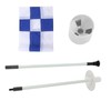 Golf Flagpole Portable 3 Feet Golf Flag Pole Flag Hole