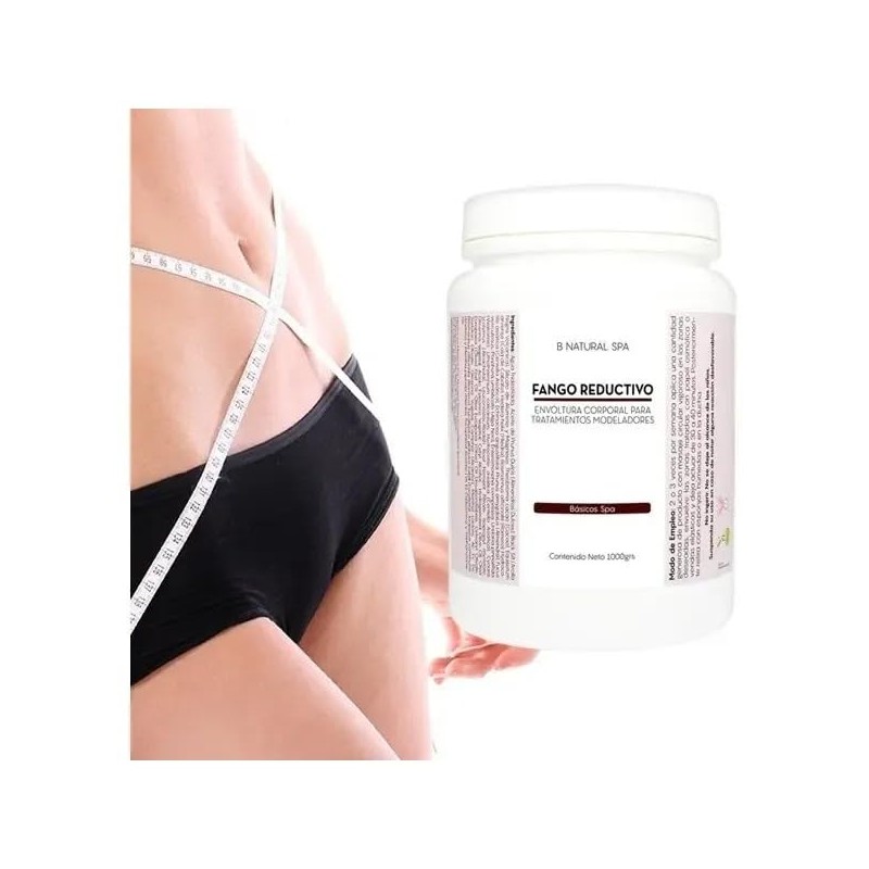 B Natural SPA Fango Reductivo, Envoltura Corporal para Tratamientos Modeladores,