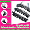 PURELEOR Lash Clusters Kit Fluffy 50D 80D 100D 150D Individual