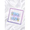 Summer Holiday Kitty Handmade Nail Tips - Short Ballerina /