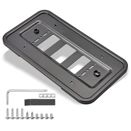 EWAY Rear License Plate Frame Bracket Holder Mount for Land Rover 10-13 Range Rover Sport, 05-09 LR3, 10-16 LR4, 08-15 LR2, 12-17 Evoque, License Plate Tag Frame Holder Trunk Mount, Replace# LR019327