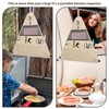 SHINETEC Camping Tableware Bag - Outdoor Cooking Picnic Cutlery Organizer,