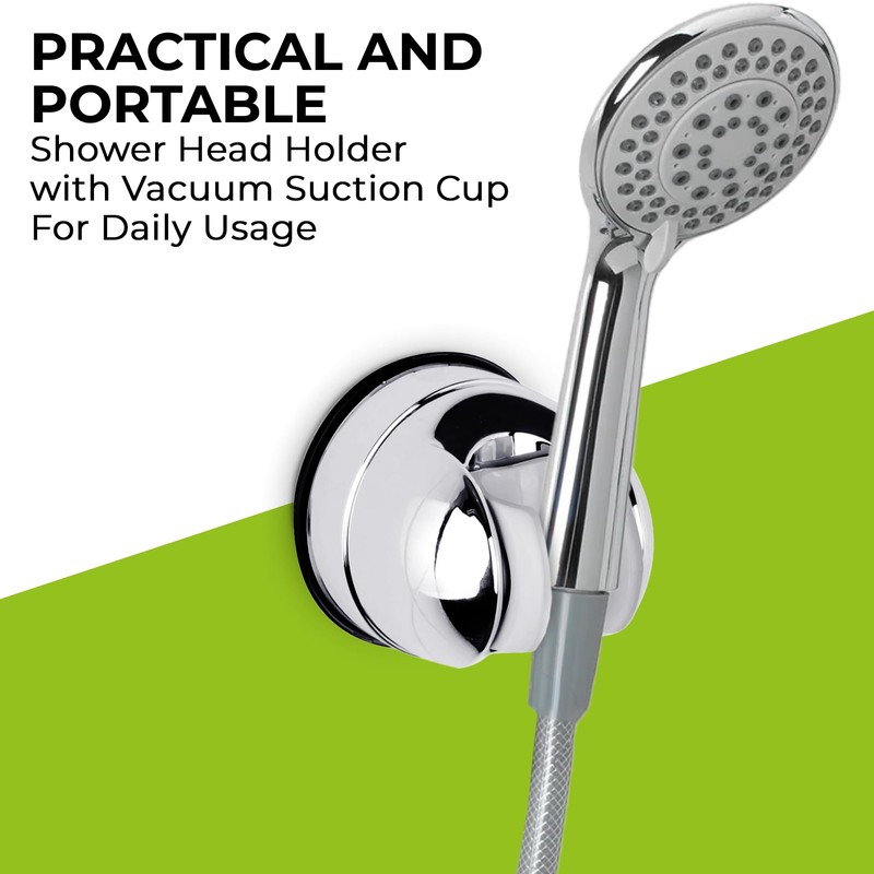 Blue Canyon Gecko Tilting Shower Head Holder, Shower Caddy with