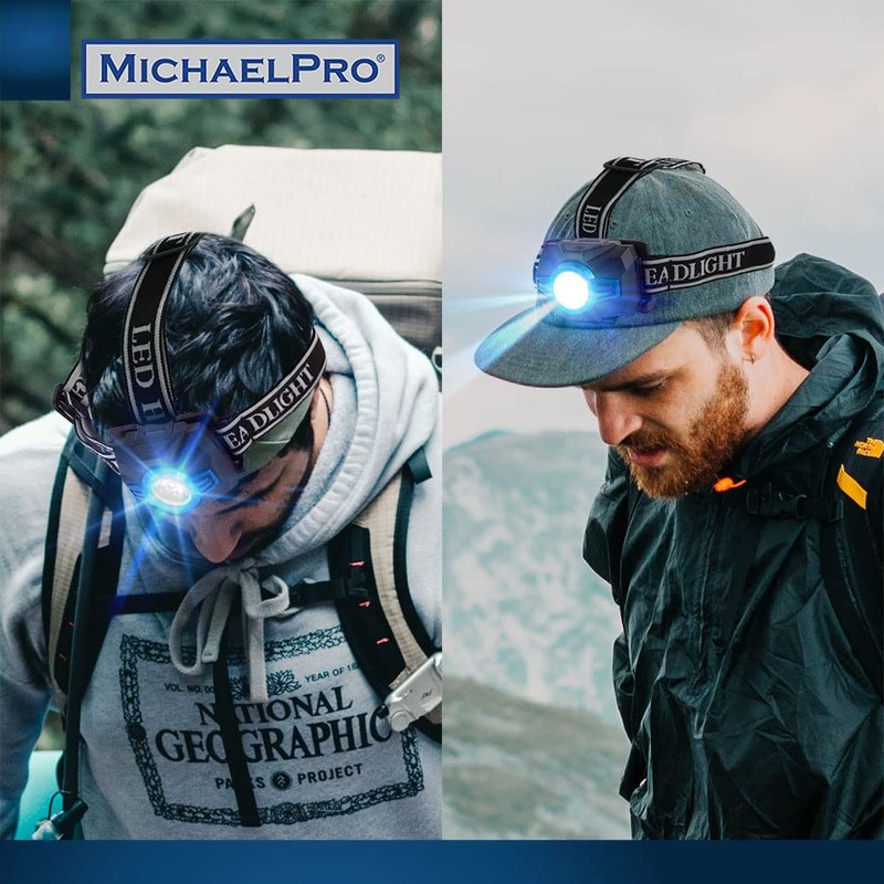 MichaelPro MP008001 Headlamp, Professional LED Headlamp, Ultra Bright Headlight, High