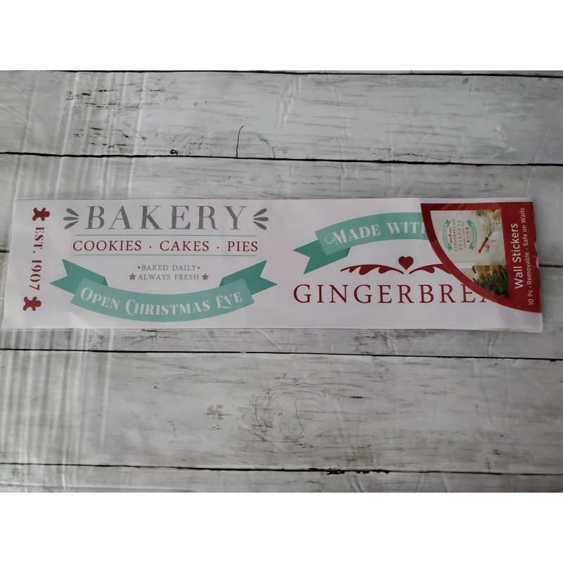 holiday style wall stickers 10 pc