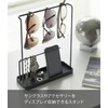 Yamazaki 6988 Sunglasses & Accessory Stand, Black, Approx. W 7.9