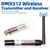 Dcsmgse DMX Wireless, 6PCS DMX512 DMX Dfi DJ 2.4G Wireless