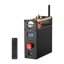 AIYIMA T8 6N3 Digital Tube Preamplifier Bluetooth 5.0 Hi-Fi Headphone Preamp Decoder Preamp PC-USB DAC APTX for Home Wireless Receiver Audio Stereo Amplifier + with Remote Control