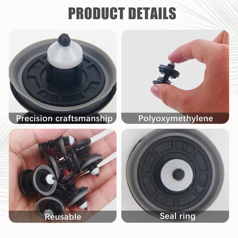 50 Pieces Door Panel Mounting Clips, Replacement Clips for VW