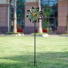VEWOSTAR 13” Wind Spinners Outdoor,Metal Wind Spinner,360°Swivel Wind Spinners,Retro Pinwheels
