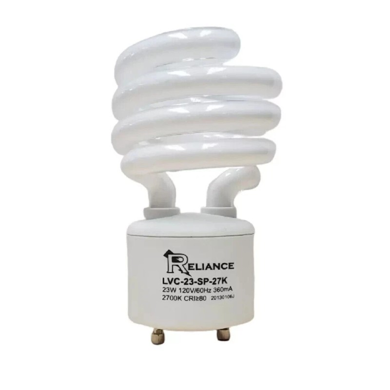 Reliance 4 Reliance 23W GU24 CFL Spiral Light Bulb 2700K