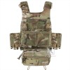 KRYDEX Low Vis Slick Molle Plate Carrier & Tactical Placard