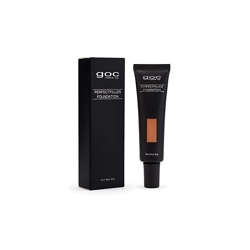 Maquillaje liquido, Perfect Filler Foundation, GOC, Extra cobertura, Acabado matte