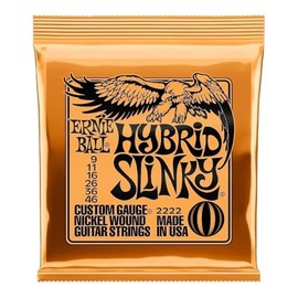 Ernie Ball 2222 Hybrid Slinky Electric Guitar Strings Nickel Wound - 9-46 - 3-Pack
