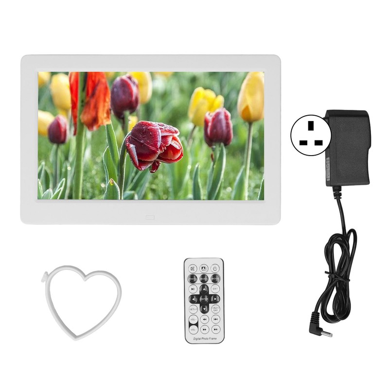 10 Inch Digital Picture Frame HD Intelligent Remote Control Video