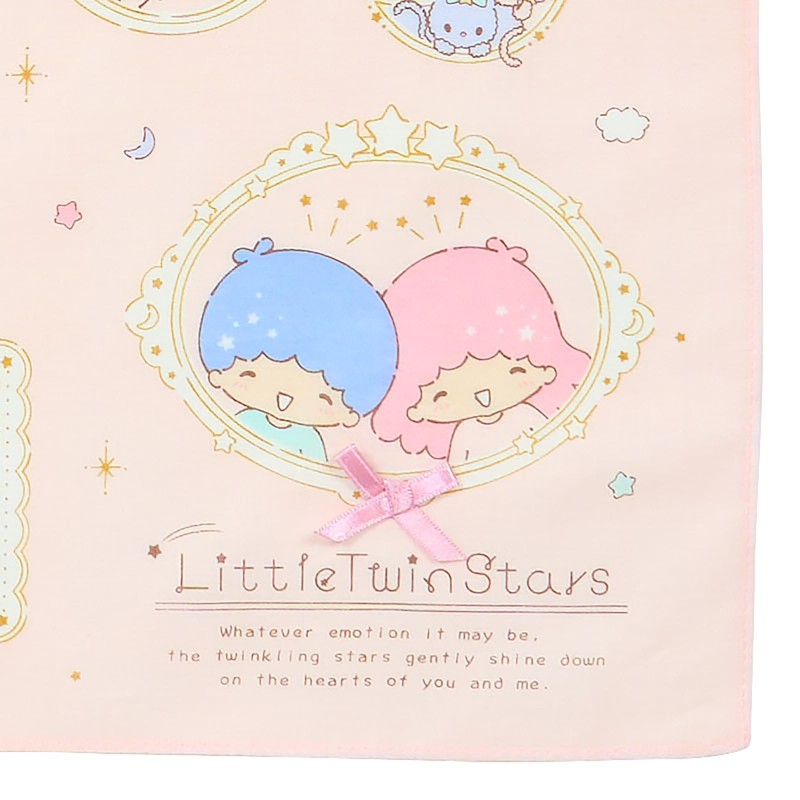 Sanrio 676918 Little Twin Stars Handkerchief (Frame Design)