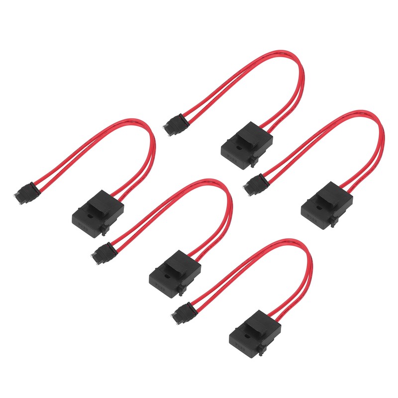 5Pcs Car Fuse Holder Connector Mini Heavy Duty Wire Extension