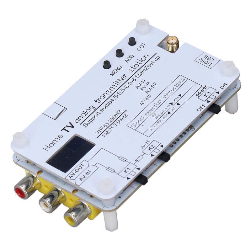 Home TV Analog Transmitter Station Sound Video Signal Transmission AV