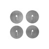 Three By Three Seattle Spot-On Mini Magnet Hooks, Stainless Steel,