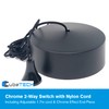 CubeTECH Bathroom Light Pull Cord and Fitting Kit - Black